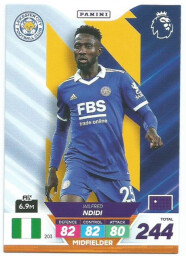 Wilfred Noidi Panini PL 2023 Leicester 203